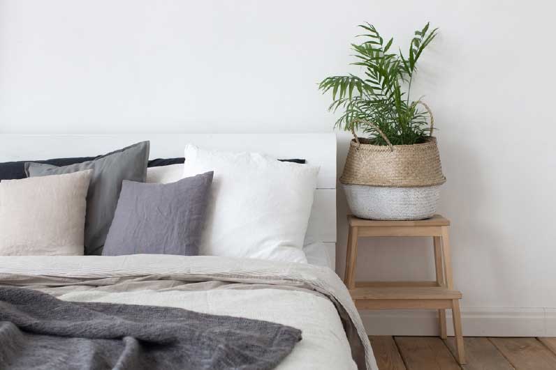bedroom after staging by a seller advocate